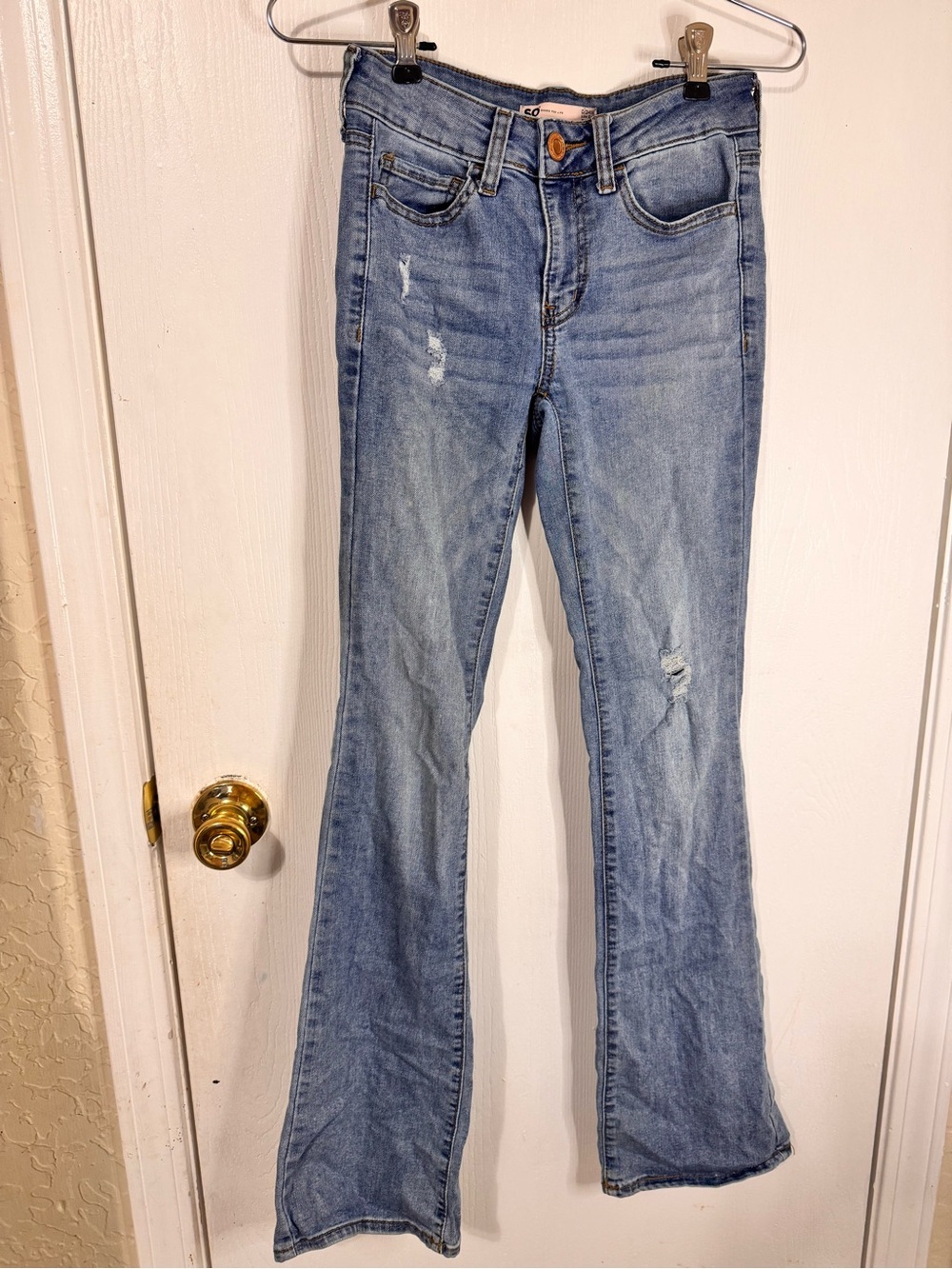 SO Light Blue Women's Flare Jeans